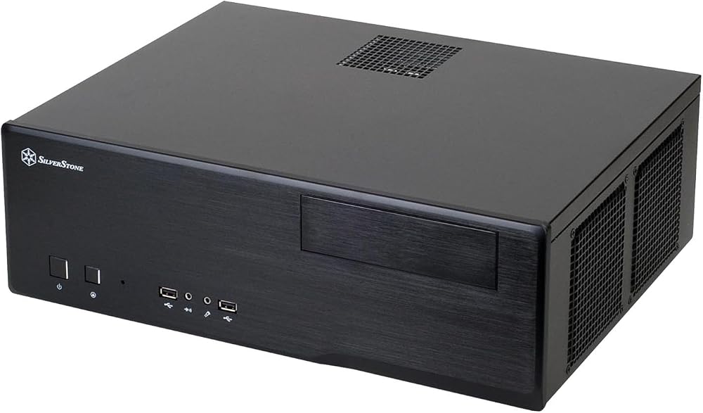 SilverStone Grandia GD05 HTPC Case Black - Micro ATX