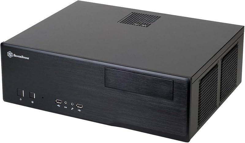 SilverStone Grandia GD05 HTPC Case Black - Micro ATX