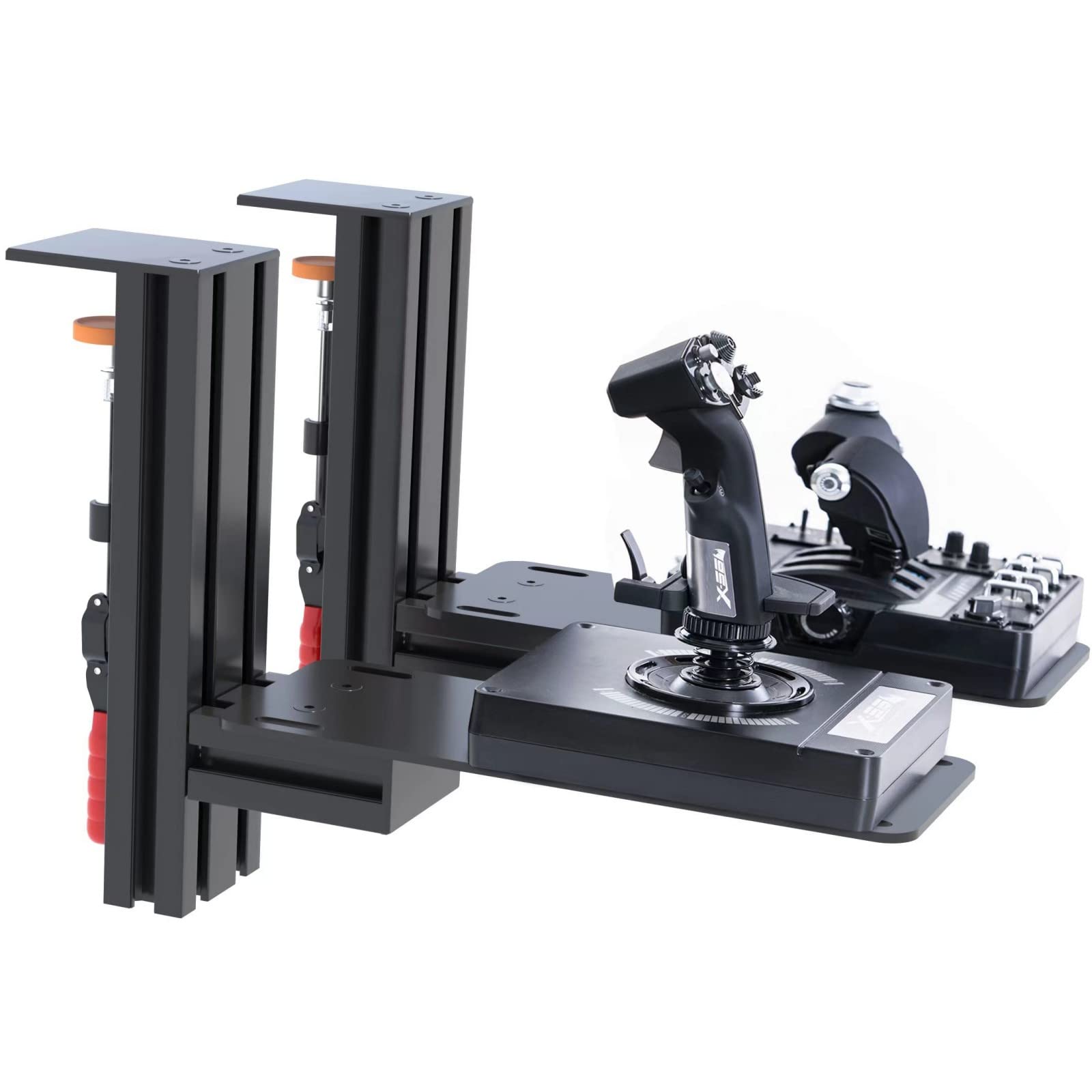 MEZA-Set of 2 Heavy Duty Hotas Desk Mounts Compatible with Logitech G