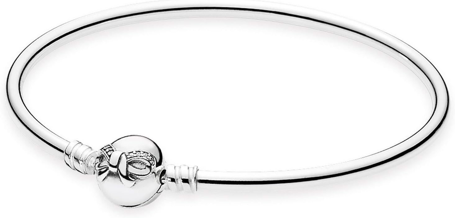PANDORA Dainty Bow Bangle Limited Edition - MEDIUM 7.5