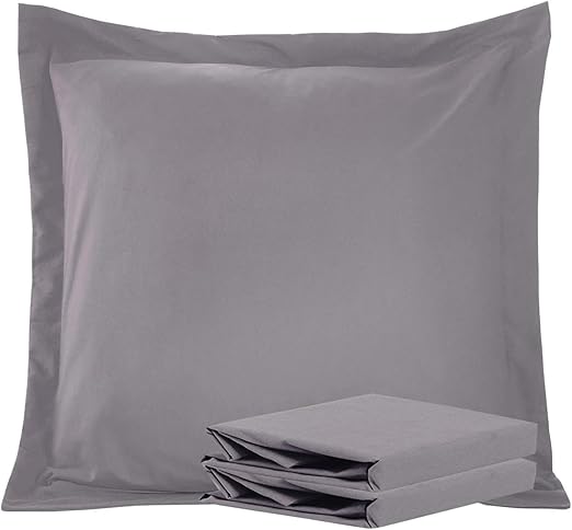 Amazon Com Us Comfort Zone Euro Pillow Sham Set Of 2 750 Thread
