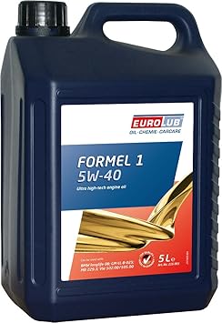 EUROLUB FORMEL 1 SAE 5W-40 Motoröl, 5 Liter