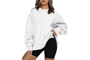 Ceboyel Oversized Sweatshirt For Women Long Sleeve Crewneck Pullover Fall Sweater Tops Y2K Trendy Fashion Clothing Outfits