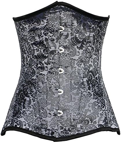 Aimeiya Women's Underbust Gothic Steampunk Corset Bustier
