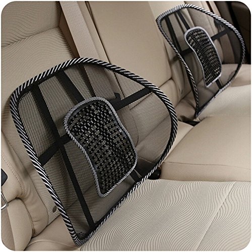 BrandChef(TM)New comfortable mesh chair relief lumbar back pain support car cushion office seat chair black lumbar cushion hot selling