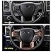 Voodonala Wood Grain Steering Wheel Decorative Trim Car Steering Wheel Cover for 2015 2016 2017 2018 2019 2020 Ford F150 F250 F350 Super Duty