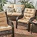 Greendale Home Fashions Outdoor High Back Chair Cushion, Stone