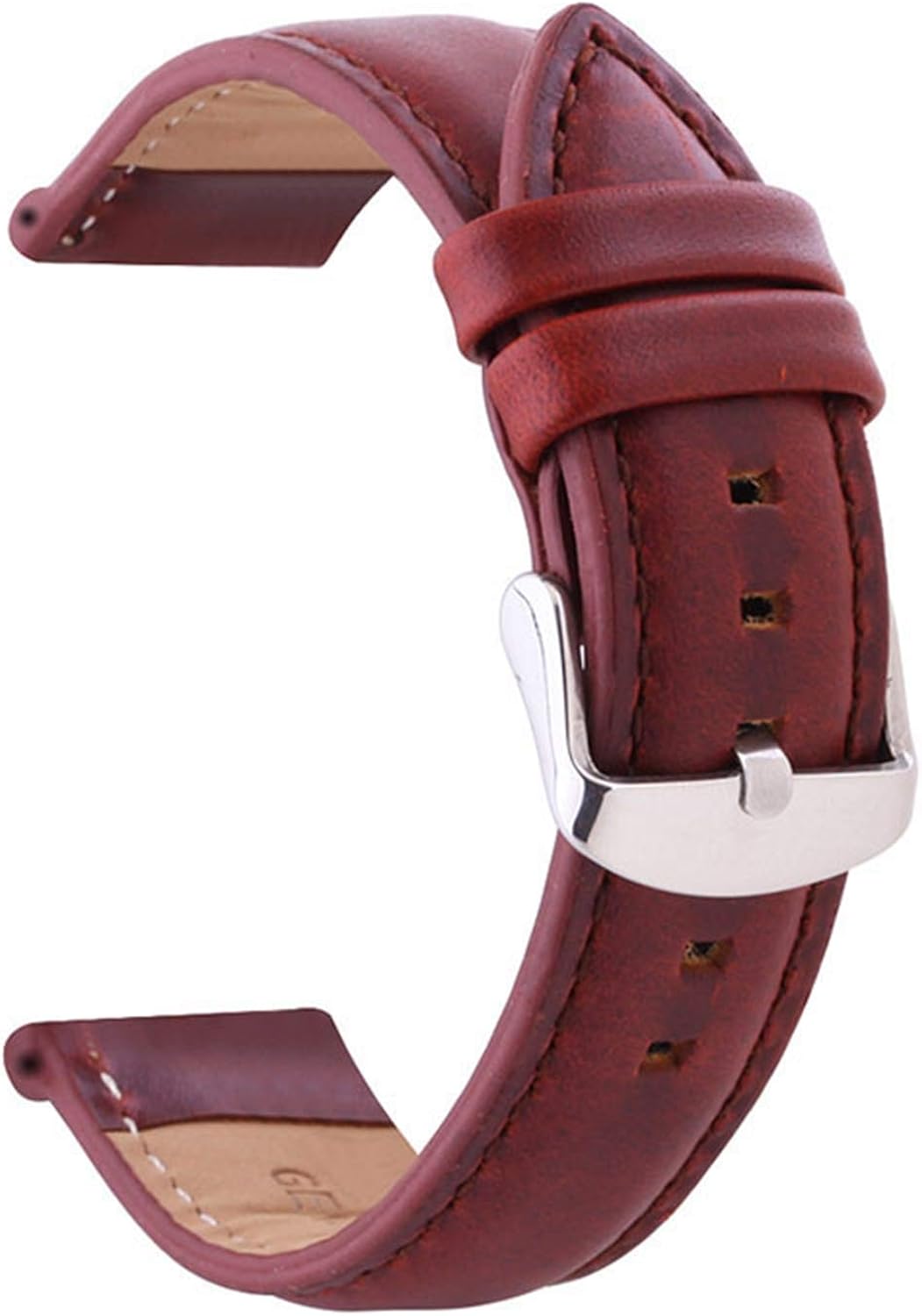 Cinturino In Pelle Vera Per Orologio E Smartwatch - 18mm 20mm 22mm 24mm Vari Colori