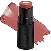 Nudestix Nudies Matte + Glow Core – Dual-Core Cream Blush Stick with Matte Color & Radiant Glow Balm for Cheeks, Eyes & Lips | With Ceramides, Peptides & Vitamin E