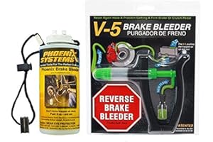 Phoenix Systems 2104-BOT V-5 Light Duty Reverse Brake Bleeder with Refill/Capture Bottle