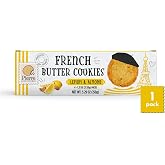 Pierre Biscuiterie French Butter Cookies with Lemon &amp; Almond 5.29 Ounce Box (Pack of 1)