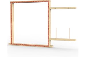 ARTUFTING Tufting Frame for Rug Making Tufting Gun Rug Tufting Frame Rug Making Supplies Punch Needle Frame Canvas Frame Kit Quilting Frame Quilting Frames for Machine Quilting Quilt Frame for Hand Quilting