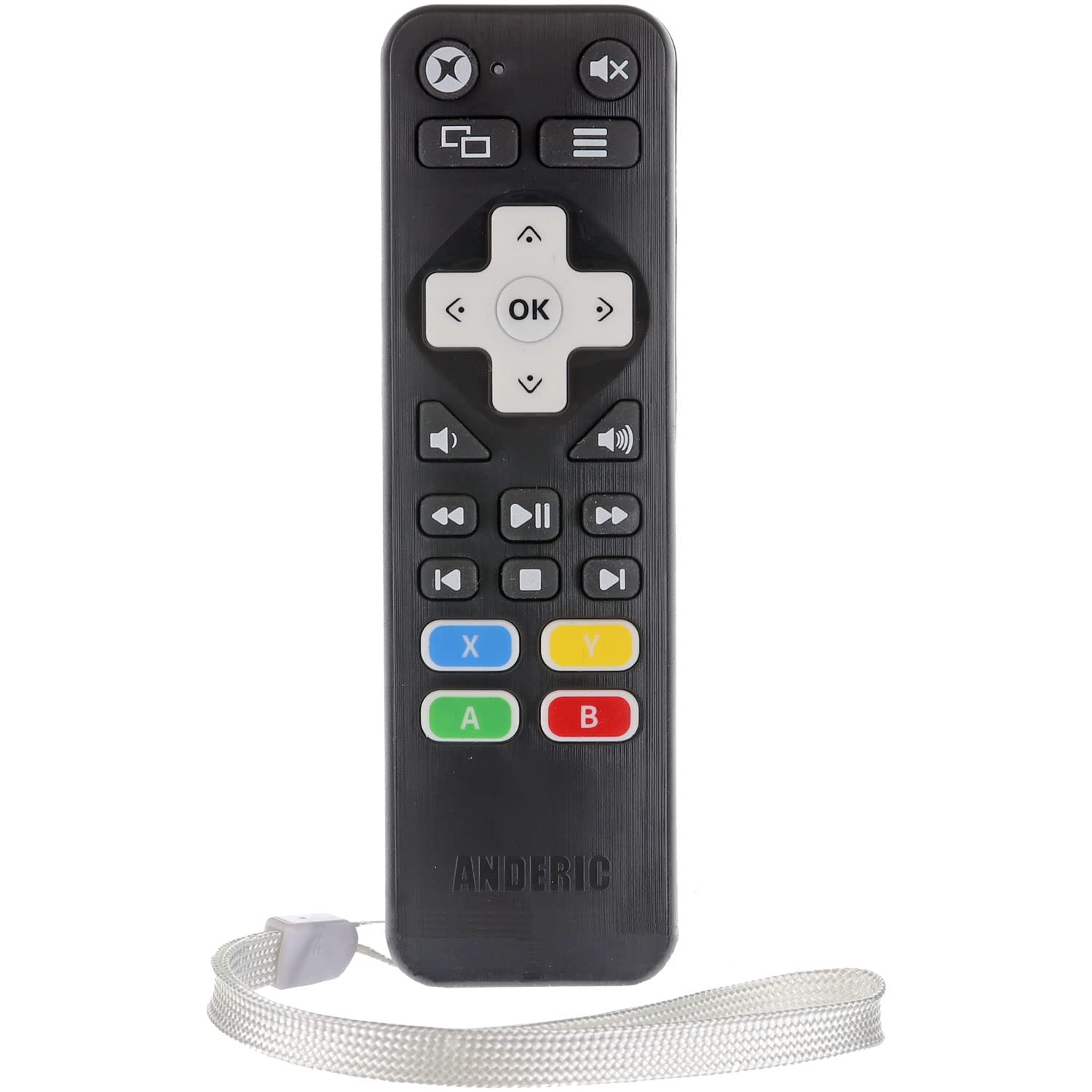 Anderic Xbox Media Remote with Learning - IR Remote for Xbox One, S, X - A,B,X,Y Buttons - RRXB01