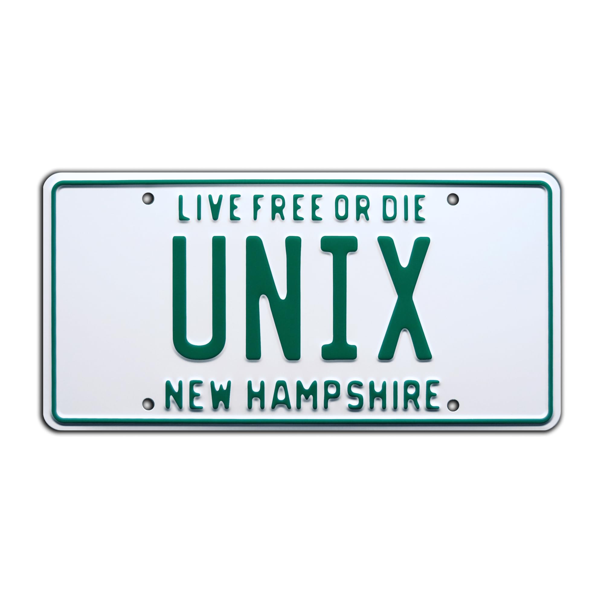 Bill Shannon | UNIX | Metal Stamped License Plate