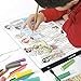 A3 Tracing Light Box, Elfeland Stepless Brightness Control with Memory Function Portable Ultra-Thin Light Panel LED Light Pad Copy Board USB Power Cable for Drawing, Sketching, Animation