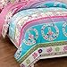 Dream Factory Peace And Love Peace Signs Girls Comforter Set, Multi-Colored, Twin