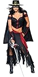 Secret Wishes Full Figure Lady Zorro Costume