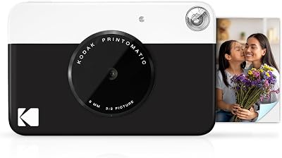 Kodak Printomatic Full-Color Instant Print Camera 5MP Zink 2x3 Sticky-Back