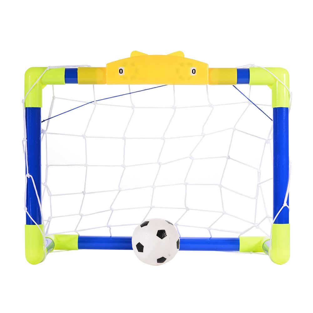 Acekid Mini Soccer Football Goal Post Net Set with Ball Portable Soccer