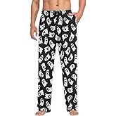 JHKKU Men's Pajama Pants Super Soft Sleep Lounge Pants Pjs Bottoms with Pockets