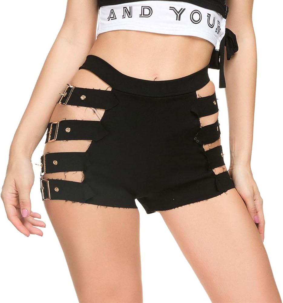 skinny stretch shorts