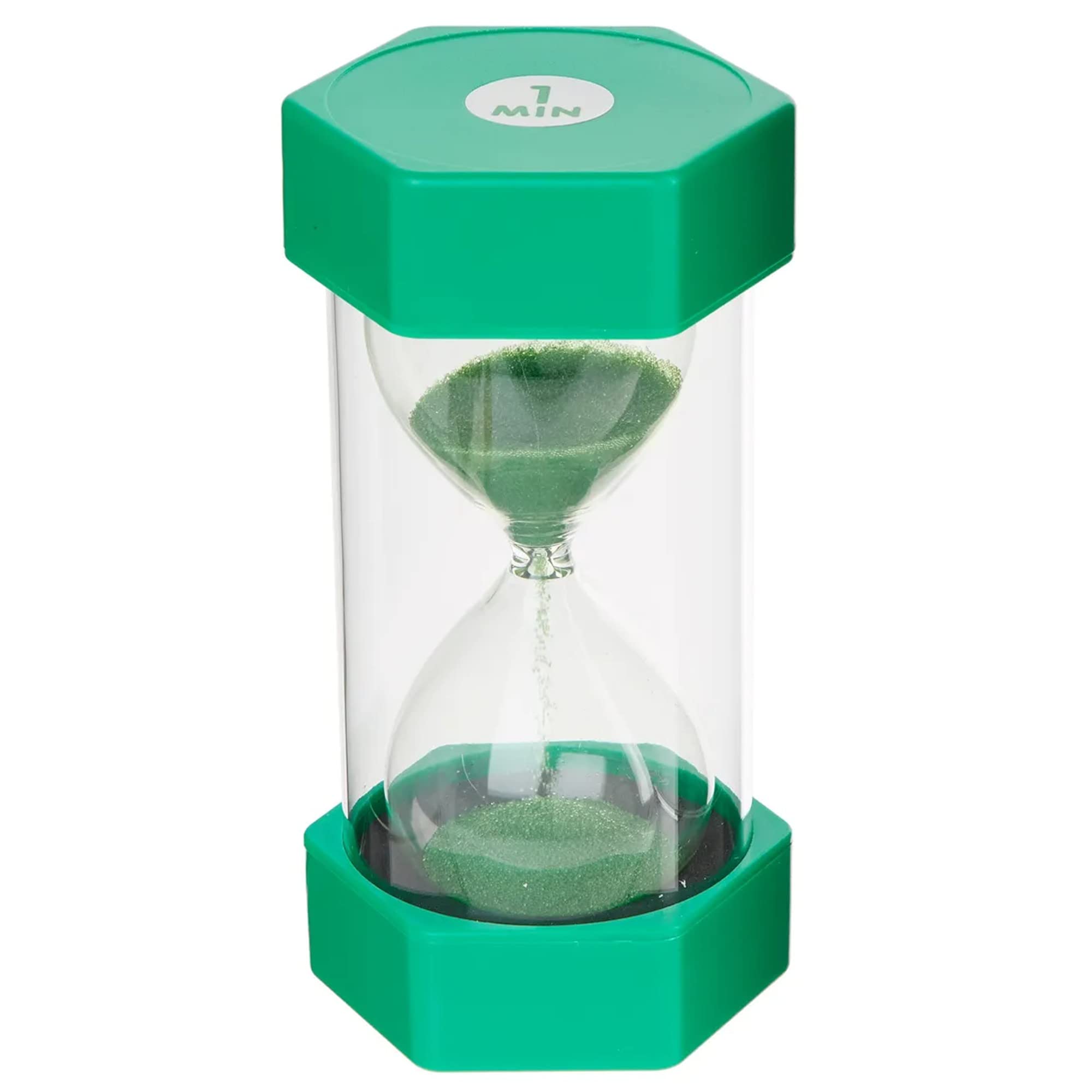 Jumbo Sand Timer for Kids- Colorful and Attractive-Easy to Operate- Visual Tool for Kids- Learning Tool (1 Min - Green)