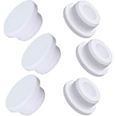 6PCS Bathroom Sink Overflow Cover, Sink Overflow Ring, Silicone Overflows Drain Cover Cap, Reusable Rubber Spillover Caps, Sinks Spillover Covers, Basin Drain Insert Plug for Kitchen Bathroom