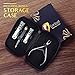 Ennbell Nail Clippers Set - Sharp Fingernail Toenail Clippers Manicure Nipper for Men & Women – Stainless Steel Nail Grooming Travel Kit Including Cuticle Cutter and File, Tweezers, & Carrying Case