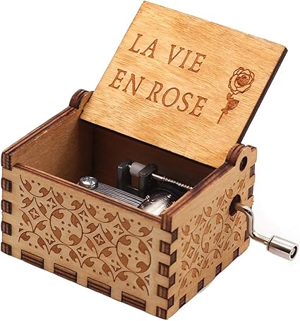 La Vie En Rose Boite A Musique Diy La Vie En Rose Grave En Bois Boite Decorative Cadeaux De Noel Pure Main Classique Boite A Musique Amazon Fr Bebes Puericulture
