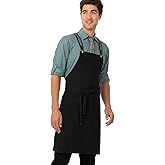 Chef Works Unisex Berkeley Short Bib Apron