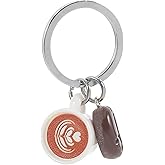 PRETYZOOM Coffee Keychain Creative Keyring Bag Pendant Keychains Purse Charm Coffee Theme Keyring Cup
