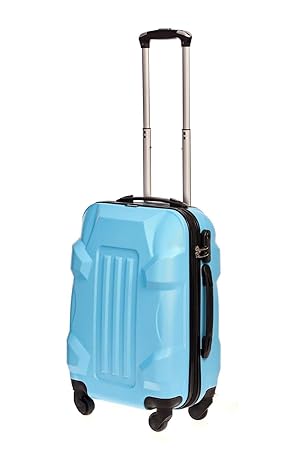 Cabin Hand Luggage Suitcase Ryanair 4 Wheeled Abs Travel Case Bag