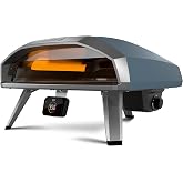 Ooni Koda 2 Pro Propane Gas Pizza Oven | 18" Gas Powered Outdoor Oven with 28 mBar Regulator and Gas Hose, 320 &deg;F to 950 &deg;F Temperature Range - Slate Blue