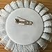Olyphy Set of 2 Bride To Be/Groom To Be Rosette Ribbon Badge Brooch Pin, Engagement Party