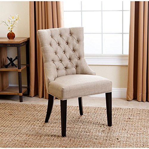 Dining Chairs, Dining Room Chair for Sale Abbyson Living Daphne Upholstered Dining Chair in Beige
