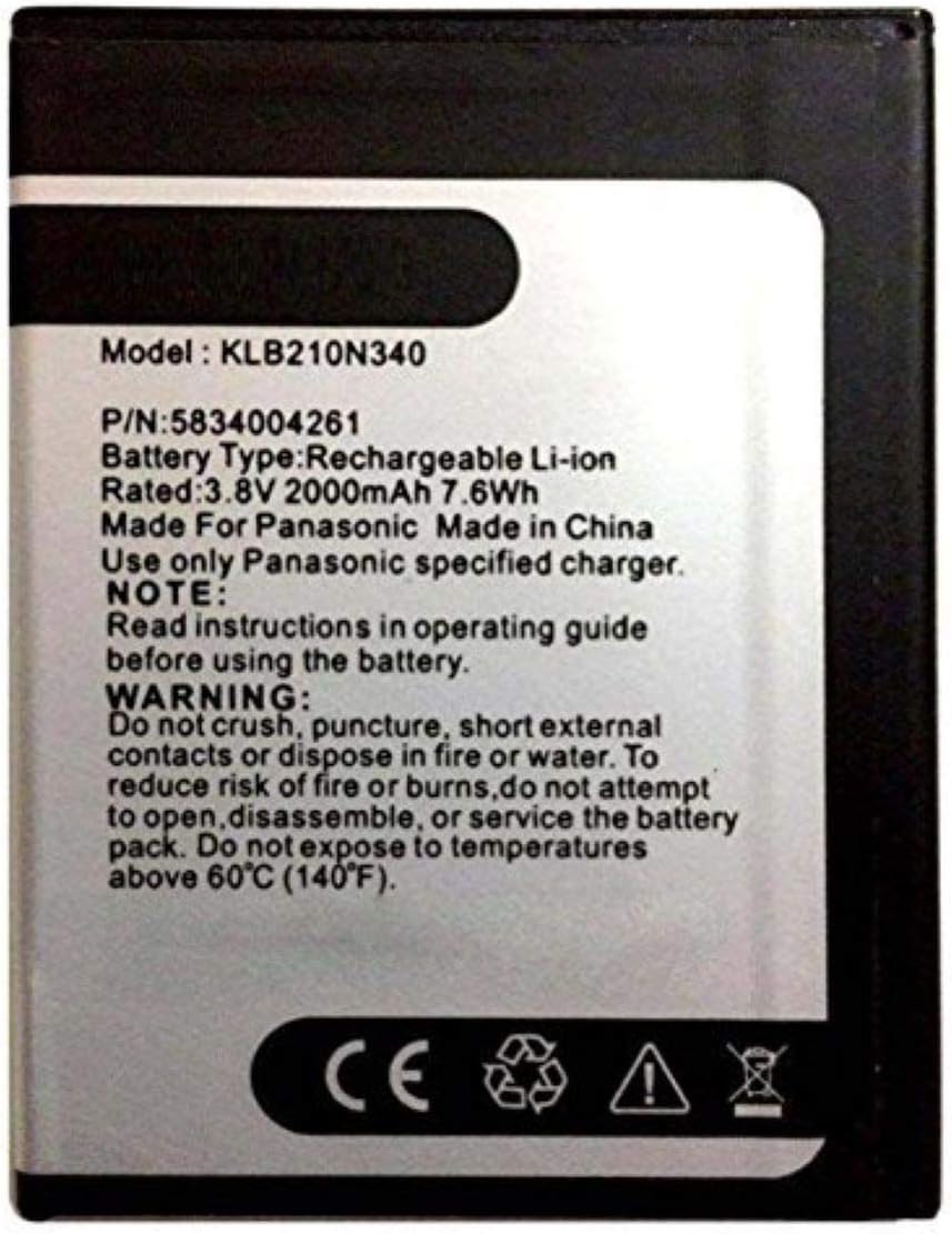 Sharbros Battery Model Klb210n340 2500 Mah Compatible with Panasonic Eluga i2