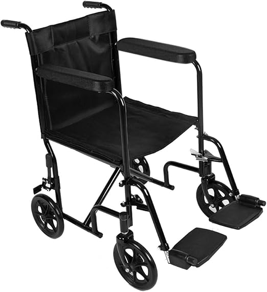 Lightweight Folding Wheelchair, PALDIN Transit Comfortable Portable