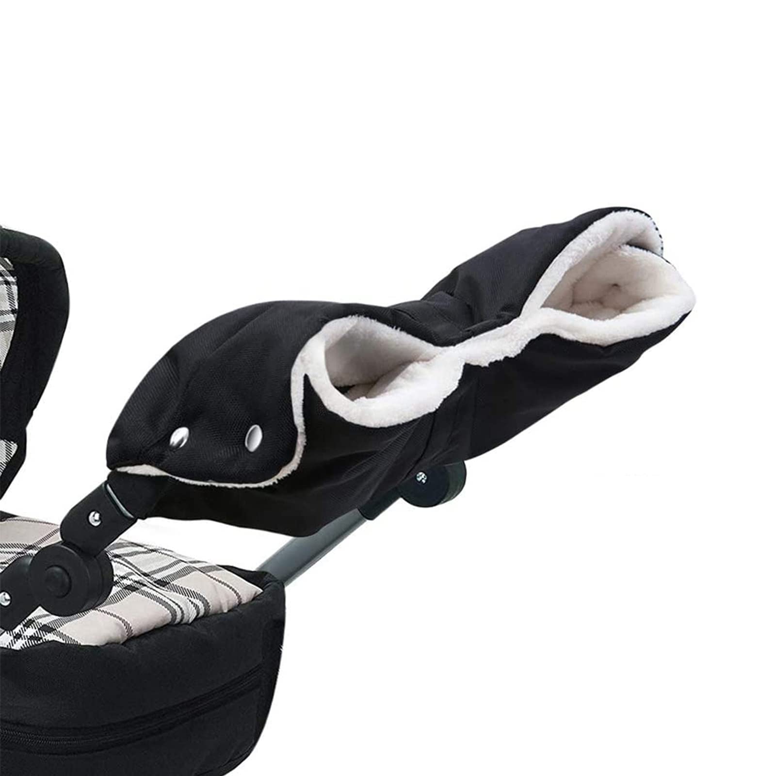 Stroller Hand Muffs, Pushchair Gloves Hand Gloves Waterproof Anti-Freeze Extra Thick Warm Winter Baby Stroller Gloves (1)