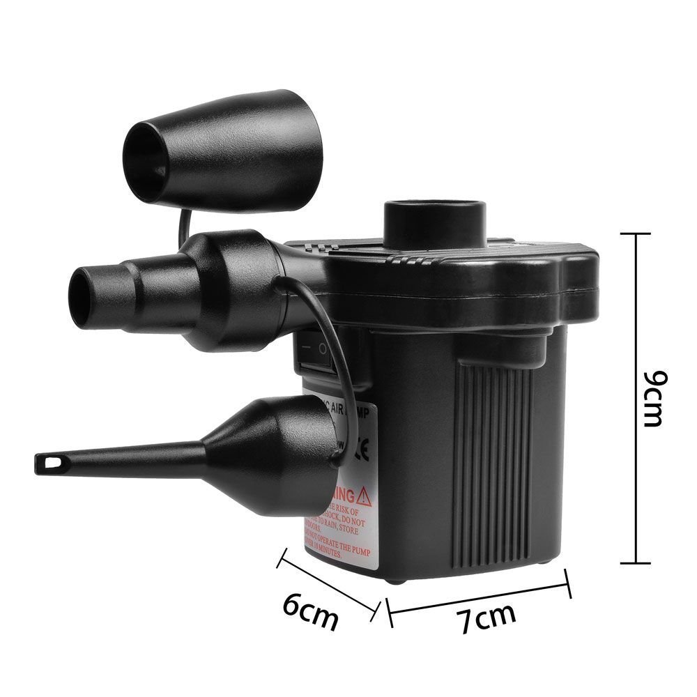 Mua Chenci Electric Air Pump Power Pump With 3 Air Nozzles For Inflatable Mattresses Cushions Beds Boats Swimming Rings Dc12v Ac220v Tren Amazon đức Chinh Hang 2021 Fado