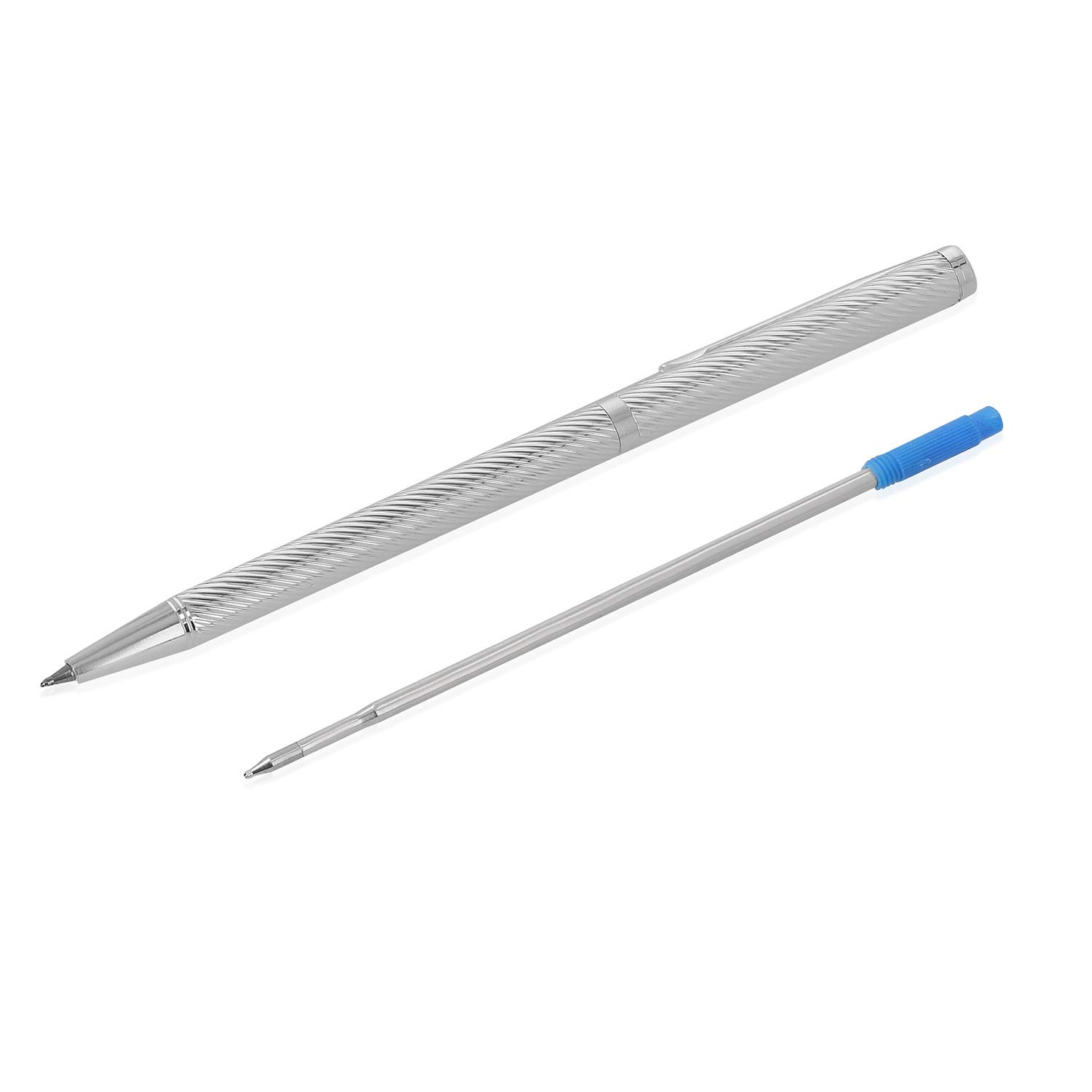 Shop LC Delivering Joy 925 Sterling Silver Ball Pen with 1 Extra Refills School Office Stationary Ac