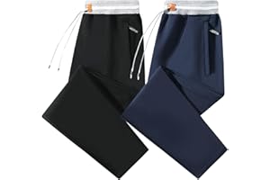 FoxQ Mens Sweatpants with Pockets Sports Joggers Athletic Running Casual Yoga Pants