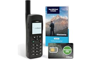 BlueCosmo Iridium 9555 Satellite Phone Kit & Prepaid SIM Card