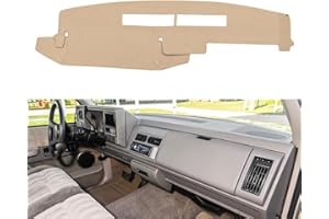 BLIBLIUNIT Dashboard Cover Custom Fit for Chevy Chevrolet/GMC Sierra C1500 C2500 C3500 K1500 K2500 K3500 Pickup Truck 1988-1994 Dash Cover Mat (88-94,Beige)