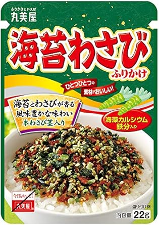 Amazon 丸美屋食品工業 海苔わさびふりかけ Np 22g 10個 丸美屋食品工業 ふりかけ 通販
