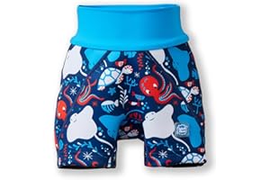 SPLASH ABOUT Splash Jammer Duo Leak Proof Swim Diaper Shorts, Under The Sea, 2-3 Years