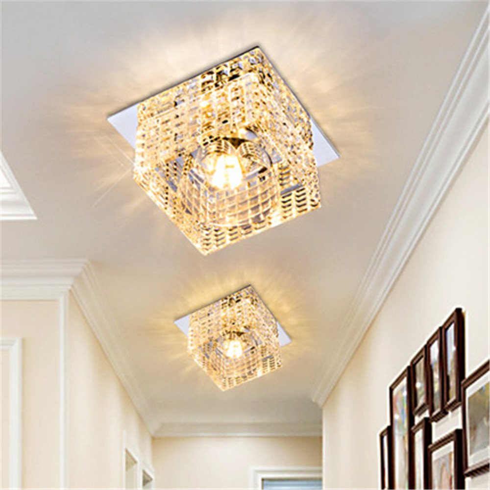 100 h45mm BRIGHTLLT Eingangslampe LED-Gang Korridor Wohnzimmer Kristall