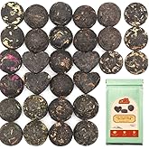 LWXLJMJZC－Ripe Puerh Tea Mini Cake 30pcs(10 Tastes*3pcs) |Yunnan Pu-erh Tea |Rice Balls (Cook&uncook) Pu'erh Tea | Mini Tuo Cha Black Tea