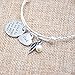 Memorial Necklace I Used To Be His Angel Now He's Mine Necklace Daddy, In Memory Of Loved One Dad (Angel-Bracelet)