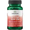 Swanson 100% Pure Krill Oil 500 Milligrams 60 Sgels