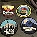 Adventure Patch - Glow-in-The-Dark Iron on Patches for Jackets, Backpacks, and Clothing